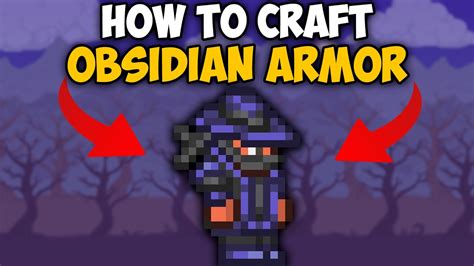 Obsidian Armor Crafting .
